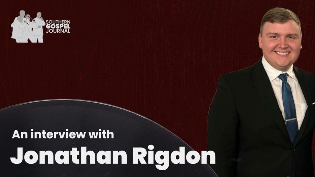 An interview with Jonathan Rigdon